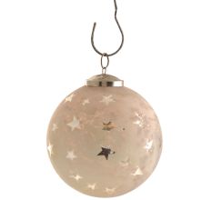 Silver Star Christmas Hanging